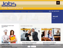 Tablet Screenshot of jobs-in-der-gastronomie.com